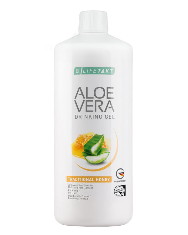 Aloe Vera Drinking Gel Traditional with Honey 1 litre