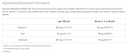 Aloe Vera Drinking Gel Immune Plus 1 litre