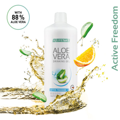 Aloe Vera Drinking Gel Active Freedom 3 Bottles x 1000ml